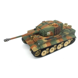 Czołg zdalnie sterowany IR/dźwięk 1:24 German Tiger 1 Mid Painted Camo RTR 2.4Ghz - Heng Long 3841-11-M-C